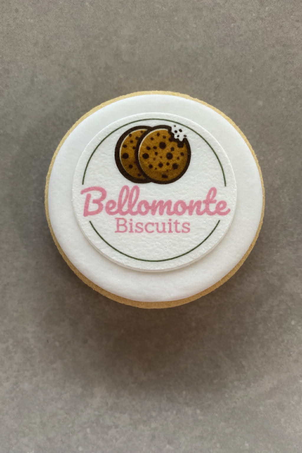 Custom logos and image Fondant Cookies