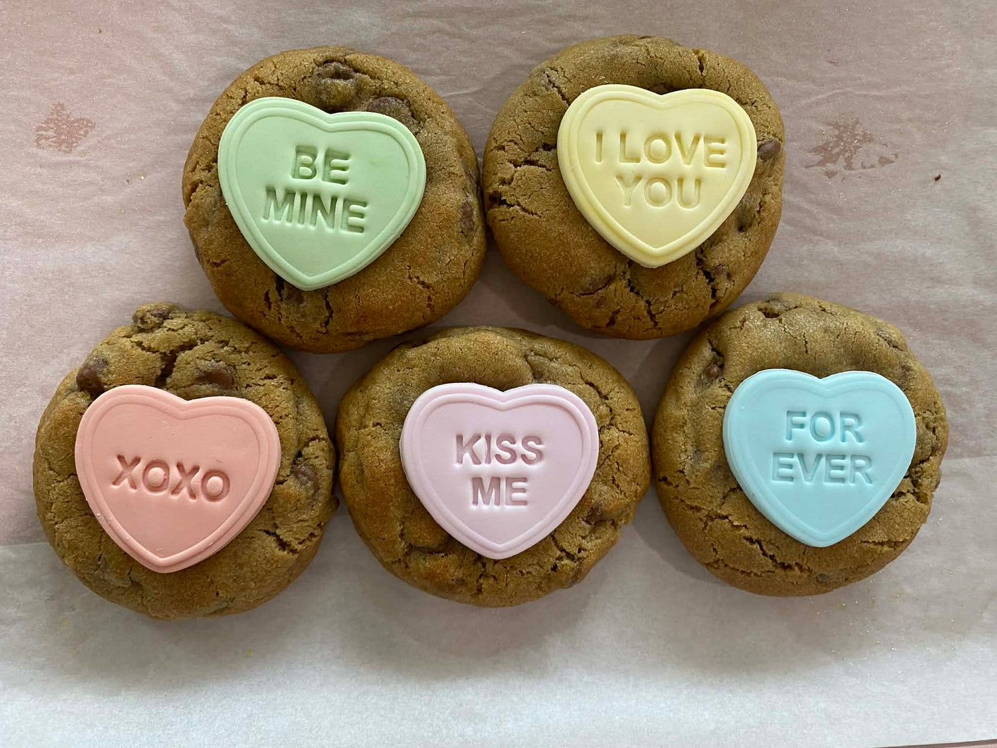 Conversation Hearts Choc Chip