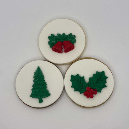 Christmas Tree fondant cookies