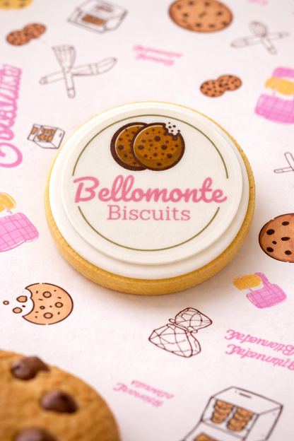 Custom logos and image Fondant Cookies