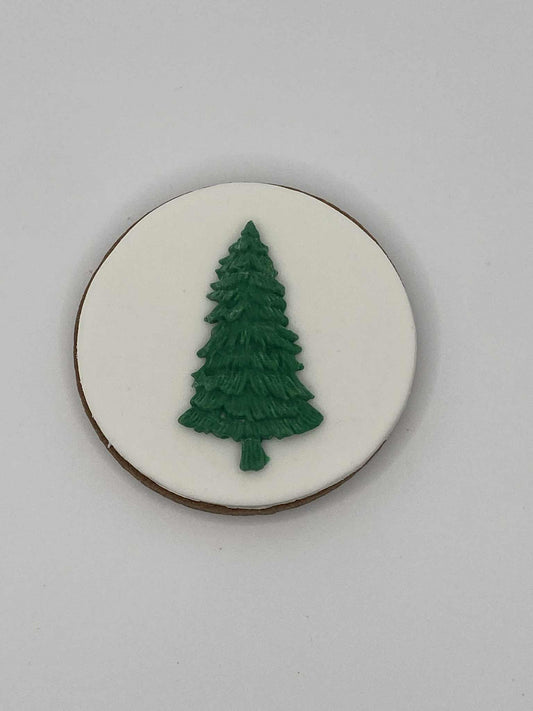 Christmas Tree fondant cookies