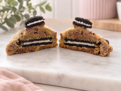 Milk Choc Chip with Double stuffed Oreo centre