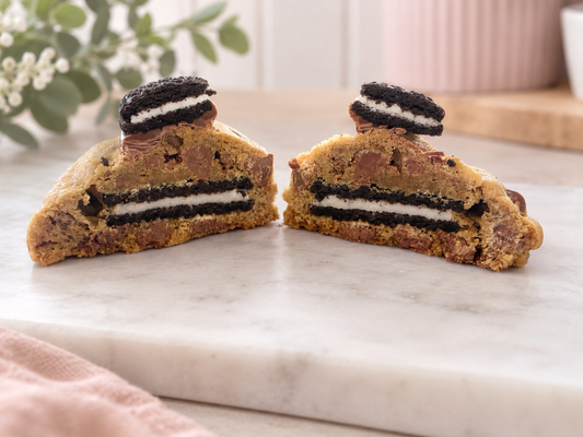 Milk Choc Chip with Double stuffed Oreo centre