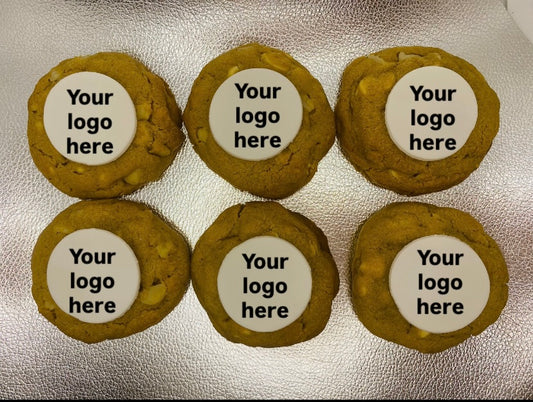 Custom logos and image Choc Chip Cookies